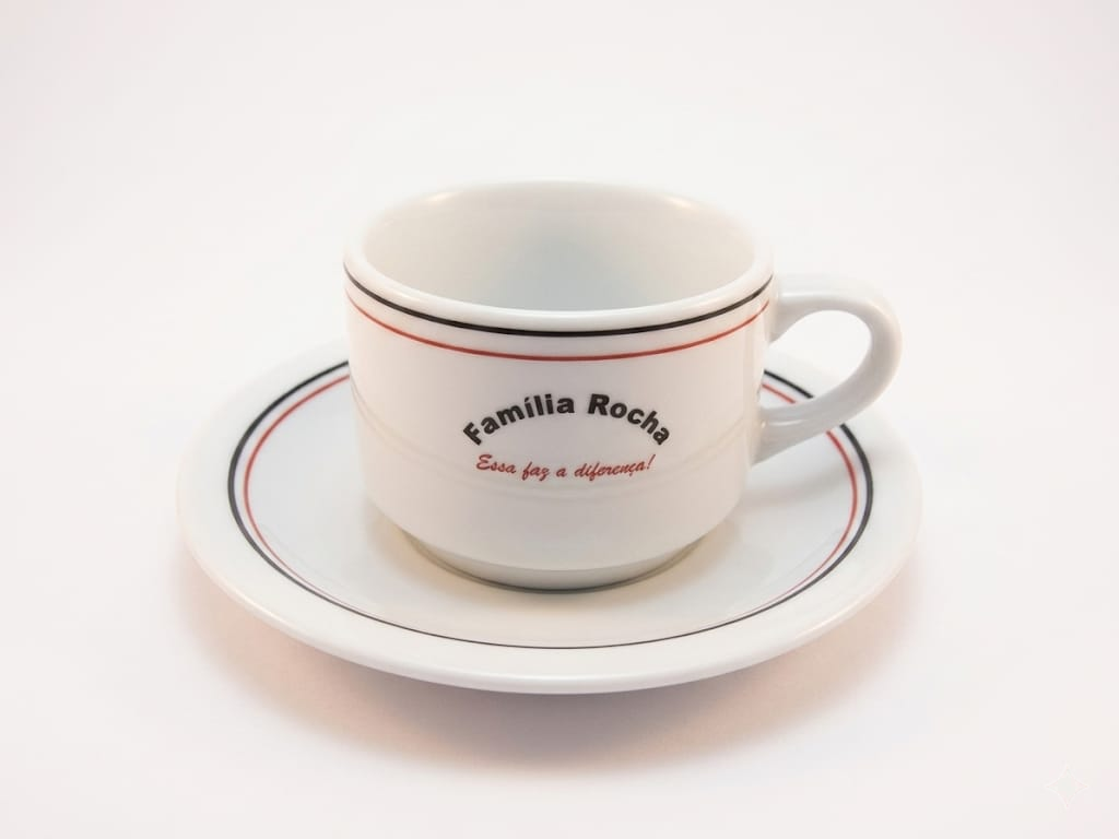 Canecas personalizadas em porcelana branca